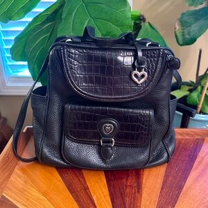 Brighton Donatello backpack Black Leather